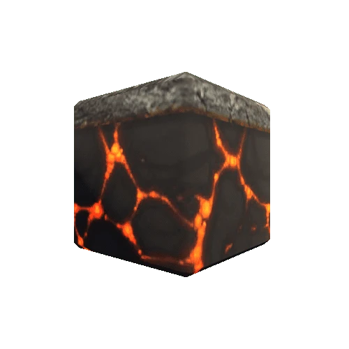 Cube top Lava